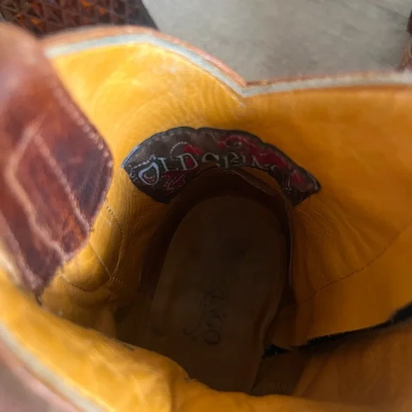 Old Gringo Embroidered Brown Leather Boots - Picture 6 of 6